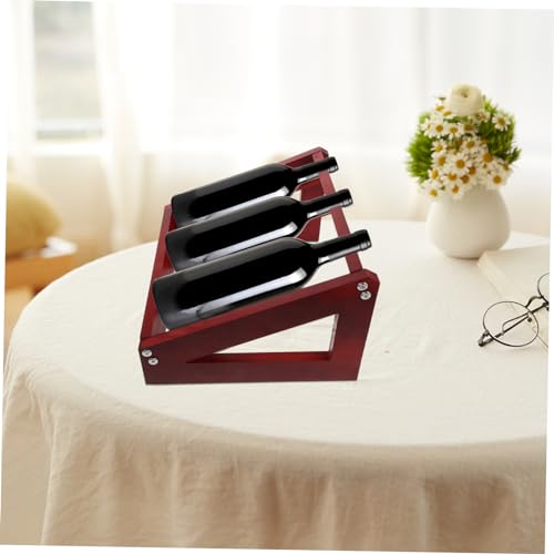 Soporte de vino de madera para encimera miniatura 3