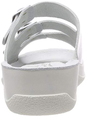 Beck Yvonne, Pantofole Donna, Bianco Weiss Argento...