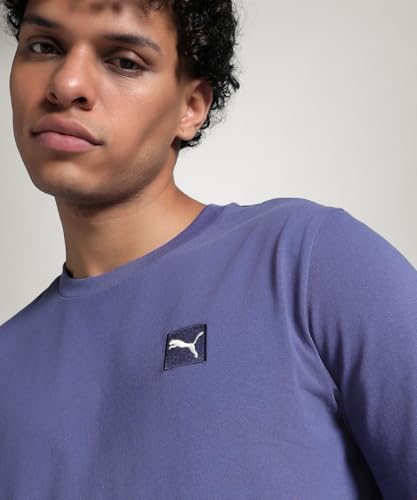 Image of Puma Men Cotton Solid Regular Fit Tees