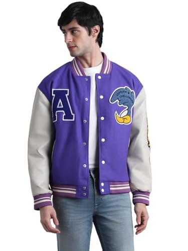 Image of Jack & Jones Stand Collar Varsity Jacket