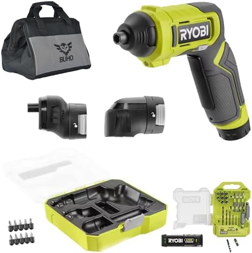 Buho Cordless Scrubber Accessory Bundle Ryobi USB