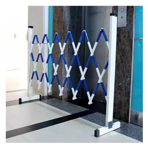 YJEUZCD Retractable Traffic Barricade?Folding Road Partition Driveway Fence, Construction Portable Quickly Block Scissor Gate, 1.2m High(1.2x8m)