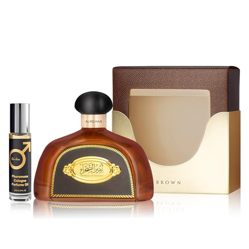 Image of AFLUXE Prince Deseret Brown Men's Cologne Eau de Parfum 3.4 Fl. Oz, Warm Spicy Woody Notes, Modern Masculine, Fragrance Pheromone