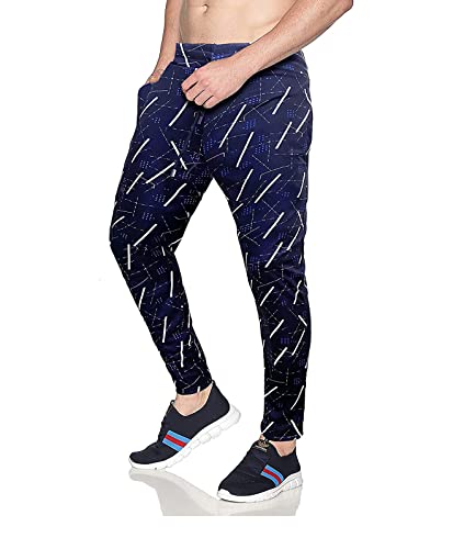 Image of AVOLT Men Slim Fit Lycra Blend Track Pants