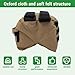CHEOTIME Outdoor Shooting Rest Bags, Multi Functional Unfilled Oxford Cloth Gun Bench Rest SandBag Stand Holders for Gunshot Prey Photography (Unfilled)
