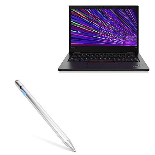 BoxWave Stylus Pen Compatible with Lenovo ThinkPad L13 Yoga 2-in-1 Gen 2 (13.3 in) - AccuPoint Active Stylus, Electronic Stylus with Ultra Fine Tip - Metallic Silver
