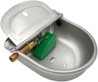 Automatic Water Bowl Dispenser, Livestock Water Trough with Drain Plug for Dog Horse Cattle Cow Pig Sheep Pet