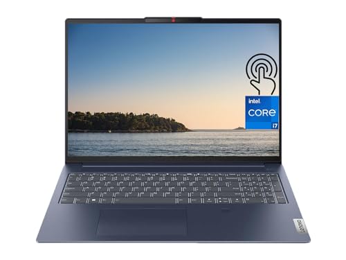 Image of Lenovo 2023 IdeaPad Slim 5i Laptop, 16 inch WUXGA IPS Touchscreen, CPU i7-1355U (10 cores), 16GB DDR5 RAM, 1TB SSD, Intel Iris Xe Graphics, Wi-Fi 6, Backlit Keyboard, Windows 11 Home
