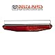 Delta Parts - Reflektor Rückstrahler für Motorrad – Katzenauge hinten - Reflektor inkl. Halteblech aus Aluminium selbstklebend - Motorrad Zubehör Reflektoren Aufkleber. Made in Germany!
