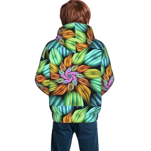 Hippie Style Kid Hoodies Boys Sweatshirts Girls Pullover with Pocket4