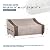 HAMLER Patio Sofa, Heavy Duty Waterproof Couch Cover - 3-Seater Outdoor Loveseat & Sofa Cover - Air Vents & Handles - Fits Up to 84"W x 42"D x 24"H - Brown & Beige