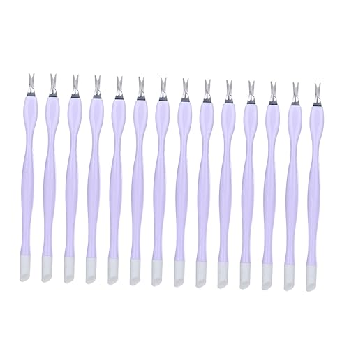 PACKOVE 30Piezas Tenedores de Muerta de Doble Manicura Removedor de Cutículas y Durezas Herramientas de Cuidado de Ergonómico