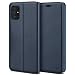 Produktbild BEZ Handyhülle für Samsung A51 Hülle, Premium Tasche Kompatibel für Samsung Galaxy A51, Schutzhüllen aus Klappetui mit Kreditkartenhaltern, Ständer, Magnetverschluss, Navy Blau