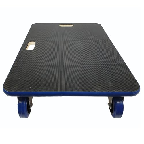 Move-It Transport Roller Dolly 450kg Load Capacity Heavy-Duty Trolley for Moving Furniture Appliance Equipment Anti Slip Base Industrial Commercial Use Black (70x50cm)