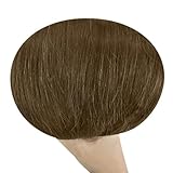 Picture of Sunny Hair Ktip Human Hair Extensions 18inch K Tip Hair Extensions Light Brown #8 Pre Bonded Hair Extensions Human Hair for Women 50g