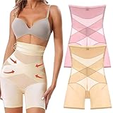 【Compression croisée Abs & Booty Shaper】—— Le contrôle ultra-ferme aide à lisser les bosses et les renflements de votre taille à vos cuisses. Des bandes de silicone dans les coutures de la taille maintiennent votre vêtement en place sans problème lors des mouvements, des flexions ou des étirements. Le shaper à compression croisée reste ici.