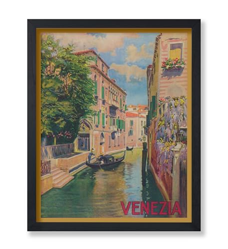 Vintage Venice Canal Poster