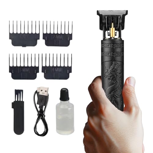 Cortapelos para hombres, kit de aseo para corte de pelo, herramienta de corte profesional para hombres y mujeres, hogar, mantenimiento diario, eventos deportivos, camping, después de la ducha