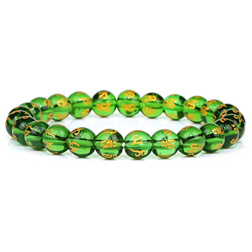 Bracelet malachite et agates vertes 8mm pour sublimer votre style