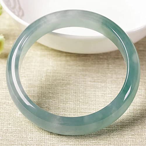Bracelet en jade vert orchidée d'exception, jadéite naturelle