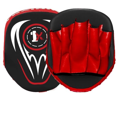 Mitaines de boxe junior entraînement MMA et coussinets de frappe