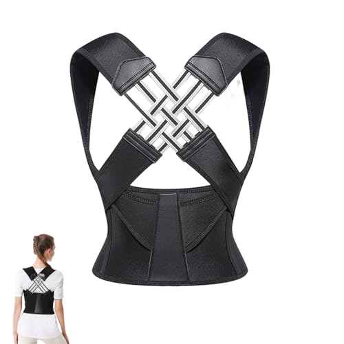 Posture Correcteur Dos Femme Homme, Redresseur Dos avec Ceinture Dorsale Ajustable, Maintien Dos Léger Et Respirant, Correcteur de Posture pour Maintien Dos Droit...