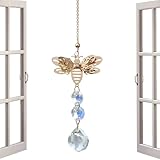 Kristallprismen-Sonnenfänger – Bienenprisma Regenbogen Maker Ornament – Fenster-hängender...