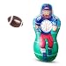 KOVOT Inflatable Football Target Set - Inflates to 5 Feet Tall! - Soft Mini Football Included