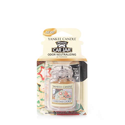 Image of Yankee Candle Christmas Cookie Ultimate Car Freshener Jar, White