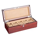 uhrenbox weiss ☆ Hardware - Vollständig angepasste Hardware, stark und langlebig, schönes Schlüsselschloss, nicht leicht zu oxidieren und zu rosten.