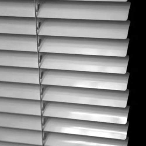 Persiana de Aluminio, Persiana Veneciana para Ventanas,Incluye Material de Montaje, Privacidad, Protección contra la luz y el Deslumbramiento, Gris Plata, Personalizable (50×80cm)