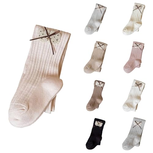 Girls Cable Knit Tights Ballet Dance Stretchy Uniform Stocking Footed Thick Warm Cute Leggings Pantyhose for Kids