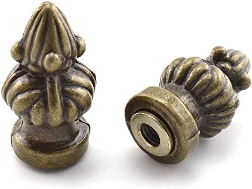 Lamp Finial Cap Knob Ozxno 1Pcs Antique Bronze Lamp Shade Holder Finials Decoration Accessories #TOP1