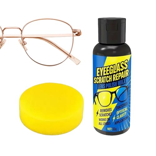 Quitagrafas Para Gafas,Solución Eliminadora de Manchas de Espejos - Pulidor Quitagrafas Para Pantalla Teléfono Gafas De Sol Parabrisas De Coche