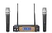 GTD Audio U-35H UHF Wireless Microphone System Karaoke mic with 2 microphones