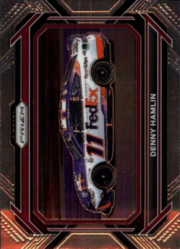 2023 Panini Prizm Racing #96 Denny Hamlin Car SP Short Print FedEx Express/Joe Gibbs Racing/Toyota Official NASCAR Trading Card (Stock Photo Shown, Card in Near Mint to Mint Condition)
