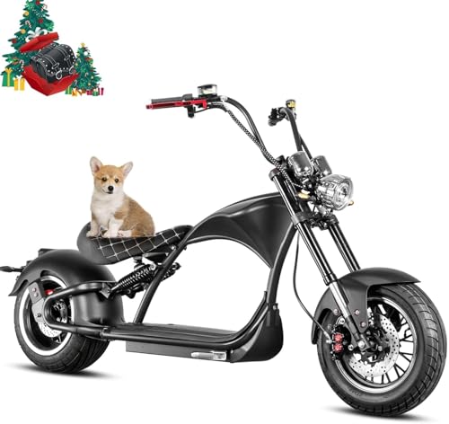 eAhora M1P [2025 Upgraded] 37Mph 2000W Electric Motorcycle for Adults