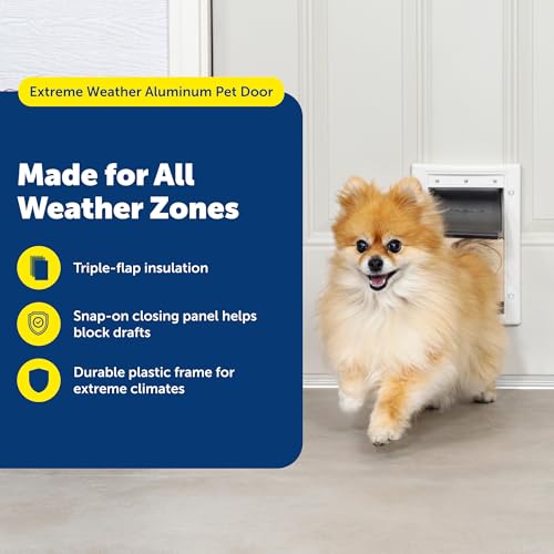 PetSafe Extreme Weather Plastic Pet Door, Small - image 2