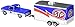 GreenLight 1:64 Hitch & Tow Series 12-1970 Ford F-100 and Enclosed Car Trailer - STP Racing
