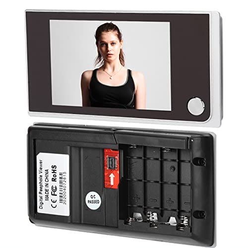 Mirilla digital de puerta con cámara gran angular de 120° y pantalla LCD HD 6