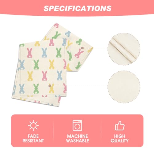Artoid-Mode-Green-Pink-Bunny-Rabbit-Easter-Table-Runner-Spring-Kitchen-Dining-Table-Decoration-for-Home-Party-Decor-13×72-Inch Artoid Mode Green Pink Bunny Rabbit Easter Table Runner Spring Kitchen Dining Table Decoration for Home Party Decor 13×72 Inch