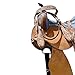 RESISTANCE Western Adult Barrel Saddle with Unique Tooling & Tackset