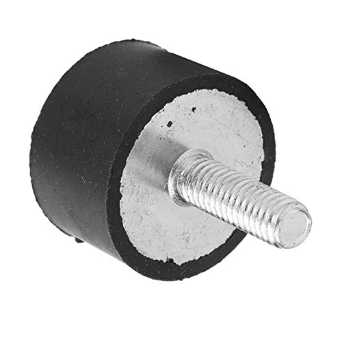 Rubber Vibration Absorber, Reliable Heat Resistance Rubber Mount, Anti-Aging for Shockproof Products Automotive Industry Fitness Equipment Heavy Machinery(VE25*15 M6*18)