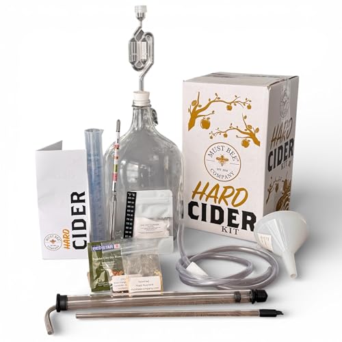 MUST BEE 1 Gallon Hard Cider Homebrew Starter Set