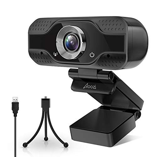 Webcam with Microphone,1080P HD Webcam Desktop or Laptop, Streaming Webcam for Computer Widescreen