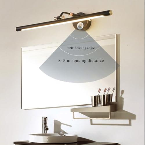 Apliques de pared para baño con sensor que evitan tocar interruptores con manos húmedas 3
