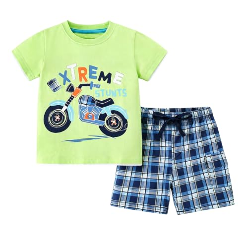 Image of LMYOVE Casual round-neck short-sleeved T-shirt and short suit summer beachwear