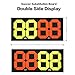 Wrzbest Football Soccer Substitution Board Double Side Display for Change Player and Additional Time Display in Any Teamsport