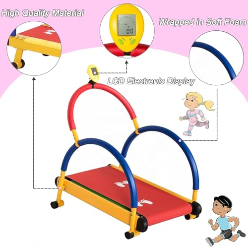 Image of Fun and Fitness Exercise Equipment,Small Children's Treadmill,Toddler Workout Equipment,for Parks, Kindergartens, Homes