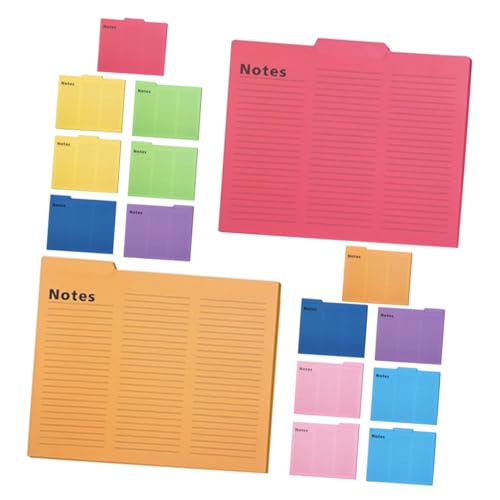 Classeur de documents coloré papier léger 16 pièces pour ranger vos dossiers